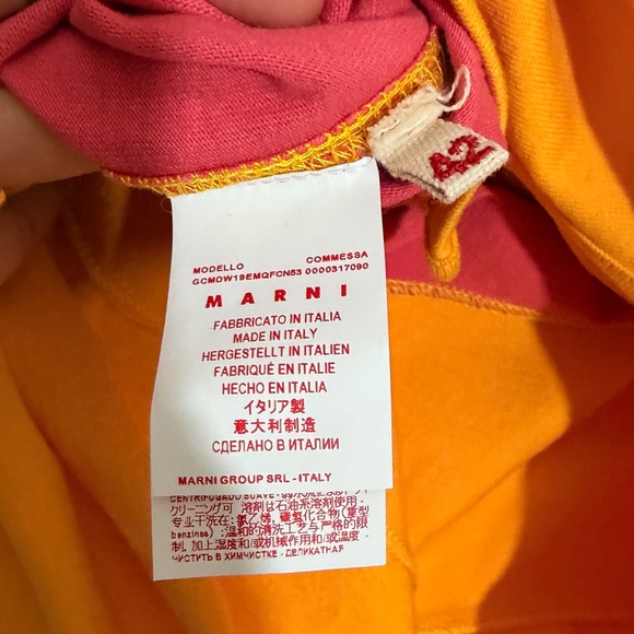 NWT Marni Colorblock Dress Size 42 - Picture 9 of 10